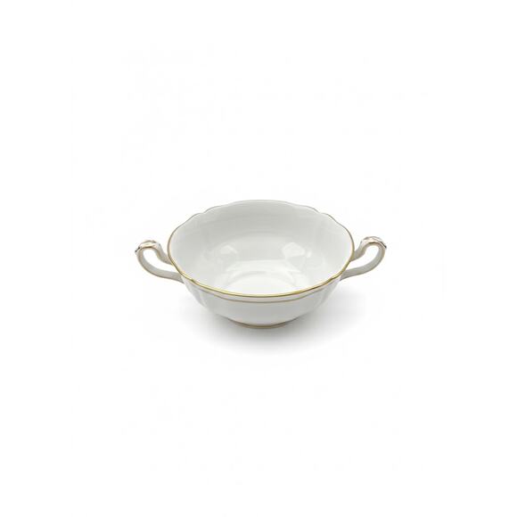 Spode Sheffield R568 Cream Soup Cup, Two-Handled Bouillon Bowl,  Bone China, - Picture 2 of 3